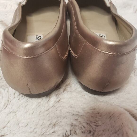 TROTTERS LEATHER GOLD PATCHWORK LOAFERS SIZE 7 - Picture 7 of 7